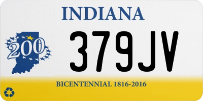 IN license plate 379JV