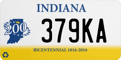 IN license plate 379KA