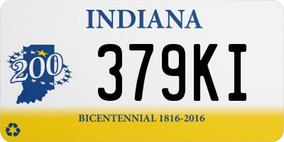 IN license plate 379KI