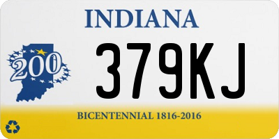 IN license plate 379KJ