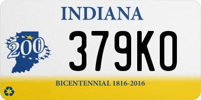 IN license plate 379KO