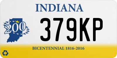 IN license plate 379KP