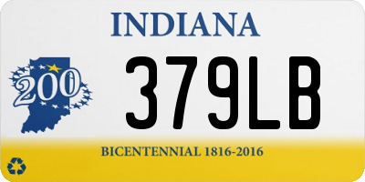 IN license plate 379LB
