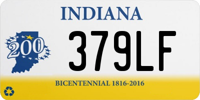 IN license plate 379LF