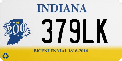 IN license plate 379LK