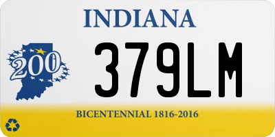 IN license plate 379LM