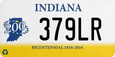 IN license plate 379LR