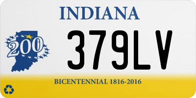 IN license plate 379LV