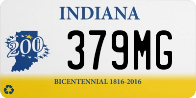 IN license plate 379MG