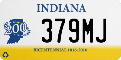 IN license plate 379MJ