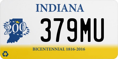 IN license plate 379MU