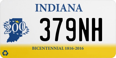 IN license plate 379NH