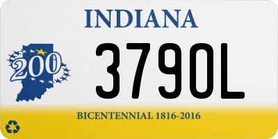 IN license plate 379OL