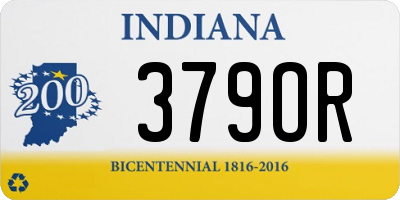 IN license plate 379OR