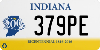 IN license plate 379PE