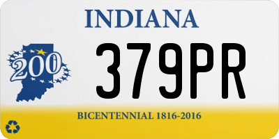 IN license plate 379PR