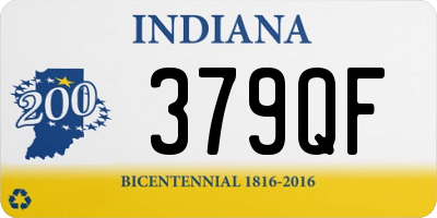 IN license plate 379QF