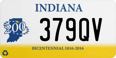 IN license plate 379QV