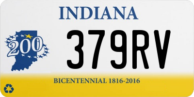 IN license plate 379RV