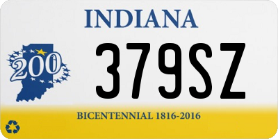 IN license plate 379SZ