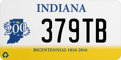 IN license plate 379TB