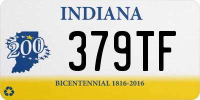 IN license plate 379TF