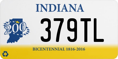 IN license plate 379TL