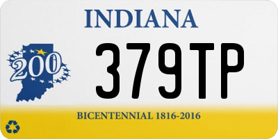 IN license plate 379TP