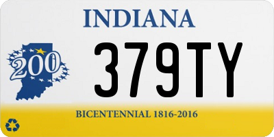 IN license plate 379TY