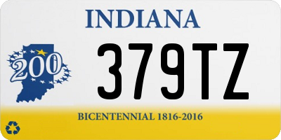 IN license plate 379TZ