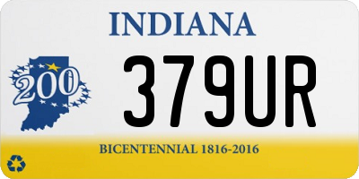 IN license plate 379UR