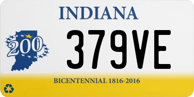 IN license plate 379VE