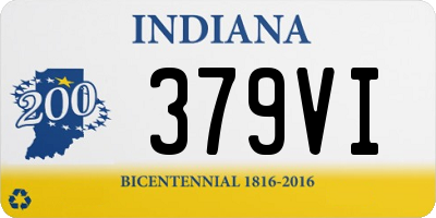 IN license plate 379VI