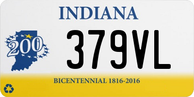 IN license plate 379VL