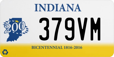 IN license plate 379VM