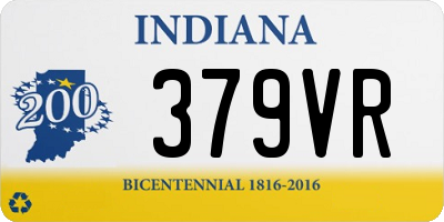 IN license plate 379VR