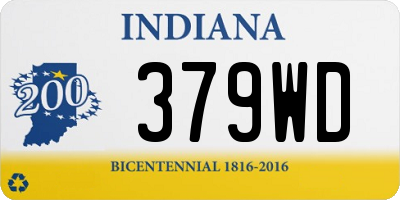 IN license plate 379WD