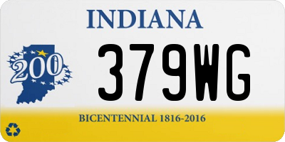 IN license plate 379WG