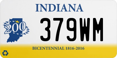 IN license plate 379WM