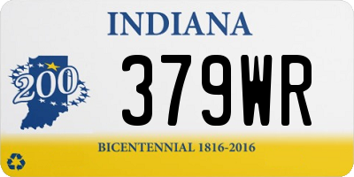 IN license plate 379WR