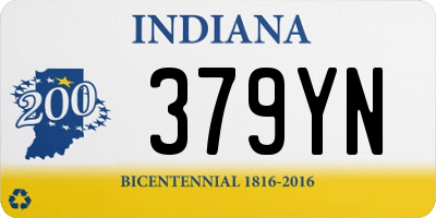 IN license plate 379YN