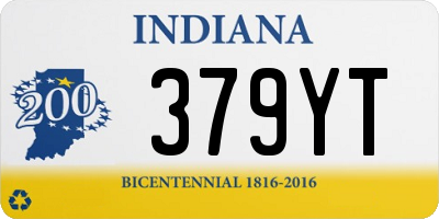 IN license plate 379YT