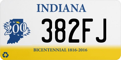 IN license plate 382FJ