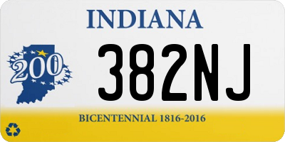 IN license plate 382NJ