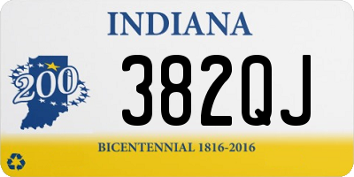 IN license plate 382QJ