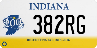 IN license plate 382RG