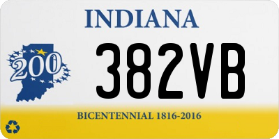 IN license plate 382VB