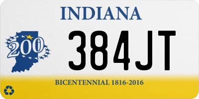 IN license plate 384JT