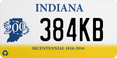 IN license plate 384KB