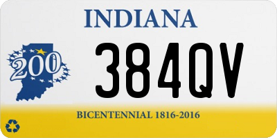 IN license plate 384QV